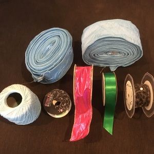 Assorted beautiful ribbons in excellent cond.